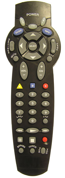 SC43 Infrared Remote - 43 Keys - Multi-Device Design - TV-Sat-Cable-Set Top Box