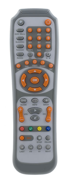 SR49C Infrared Remote - 49 Keys -  Full Overlay for All Key Configuration