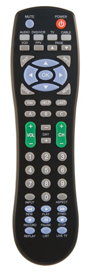 SR52C Infrared Remote - 52 Keys - Full Overlay for All-Key Configuration Possibilities